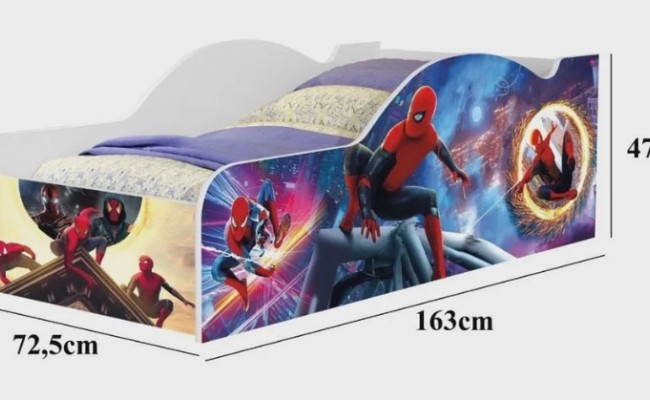 CAMA INFANTIL HOMEM-ARANHA