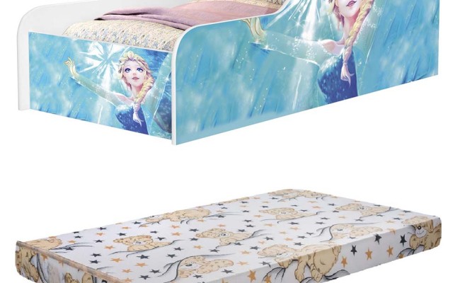 CAMA INFANTIL FROZEN com COLCHÃO