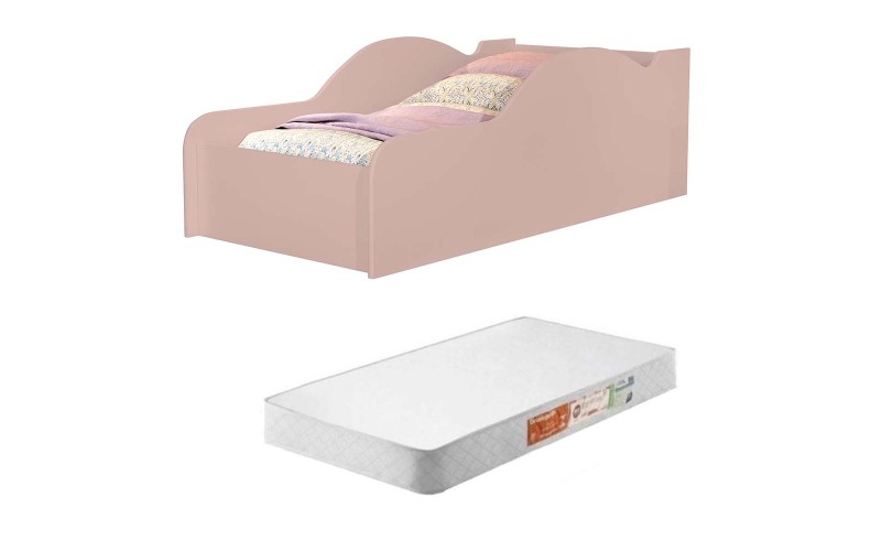 CAMA INFANTIL ROSE com COLCHÃO CAMA INFANTIL ROSE com COLCHÃO