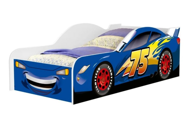 CAMA MCQUEEN AZUL SOLTEIRO CAMA MCQUEEN AZUL SOLTEIRO
