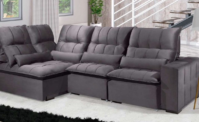 SOFÁ MODELO ELLOA com CHAISE