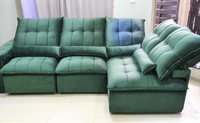 SOFÁ MODELO ELLOA com CHAISE